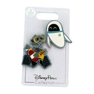 Disney Parks Disney Pixar Wall-E and Eve Pin Set